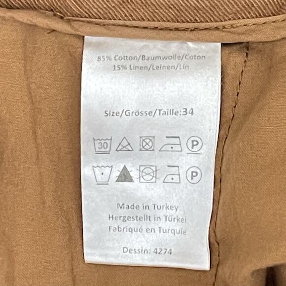 Baum Und Pferdgarten Wide Leg Cotton/Linen Blend Nour Pants 27” - Picture 5 of 6